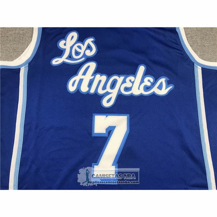 Camiseta Los Angeles Lakers Carmelo Anthony NO 7 Classic 2021 Azul